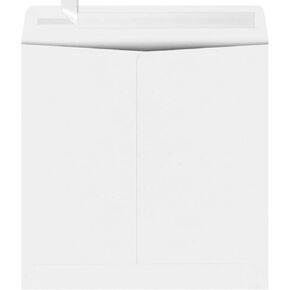 LUXPaper A7 1/2 Invitation Envelopes | Peel & Press | 5 1/2" x 7 1/2" | White | 60lb. Text | 50 Qty