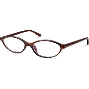Oval Blue Light Blocking Glasses for Women Retro 90s Cat Eye Frame Glasses Computer TV Eyeglasses Anti Eyestrain