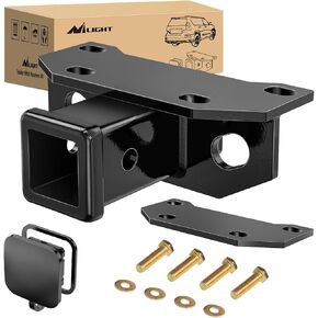 NILIGHT 2 Inch REAT TRAILER HITCH TREASIVER KIT لعام 2010 2011 2012 2014 2014 2015 2017 2017 2018 2019 2020 2021 2022 2023 2024 LEXUS GX460 مع سدادة مطاطية ولوحة ضبط