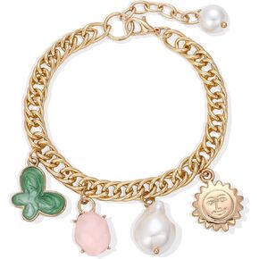 Long tiantian Shell Bracelet Summer Stuff Gold Charm Bracelet Sea Shell Beach Dresses Starfish Charm Bracelets for Women Trendy 2025