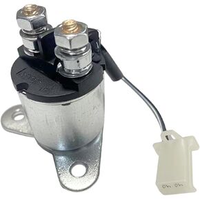 Upgrade Starter Motor Solenoid with 2-Wire Plug Compatible with A-iPowe SUA9000E, SUA10000EC, SUA12000E, Predator 7000/8750W, 420cc, GP6500E, GP7500E, GP8000E, All Power Gentron 10000W Generator