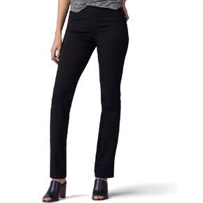 بنطلون جينز نسائي مستقيم الساق بتناسق منتظم و حركة مرنة من LEE in Kuwait