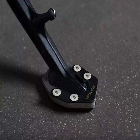 FOR HIMALAYAN450 Himalayan 450 2024 2025 Motorcycle Accessories Enlarge Kickstand Extension Plate Pad Pedals Kickstands Jiffy Stands (Black) in Saudi Arabia