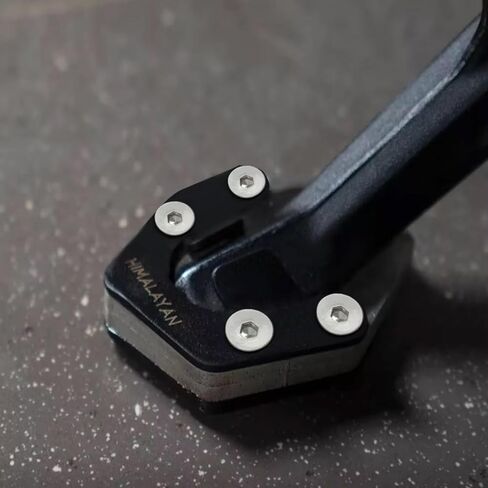 FOR HIMALAYAN450 Himalayan 450 2024 2025 Motorcycle Accessories Enlarge Kickstand Extension Plate Pad Pedals Kickstands Jiffy Stands (Black) in Saudi Arabia