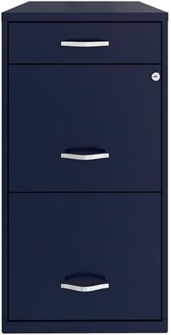 UrbanPro 18 inch 3 Drawer Metal File Cabinet with Pencil Drawer in Gray in Saudi Arabia