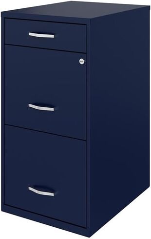 UrbanPro 18 inch 3 Drawer Metal File Cabinet with Pencil Drawer in Gray in Saudi Arabia