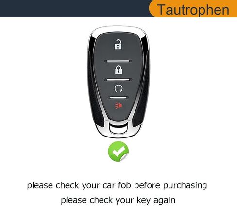 غطاء مفتاح FOB متوافق مع Chevy Bolt EV EUV Trailblazer Traverse Trax Blazer Expenox Cruze Sonic Volt in Kuwait