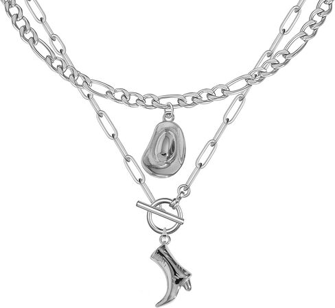 قلادة راعية البقر قلادة الذهب قلادة للنساء ، سلسلة مجوهرات غربية مكتنزة in Kuwait