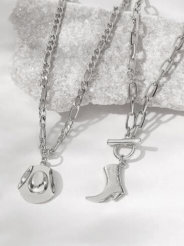 قلادة راعية البقر قلادة الذهب قلادة للنساء ، سلسلة مجوهرات غربية مكتنزة in Kuwait