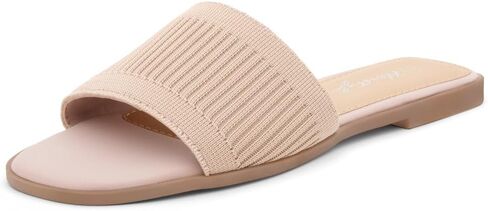 Hordyle Women's Contens Flat Sandals 2025-صندل الأزياء غير الرسمي مع رغوة الذاكرة ، وشرائح فرقة فردية ذات إصبع القدم في الصيف والسفر والراحة اليومية in Kuwait