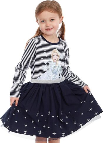 Disney Frozen Party Dress | Elsa Dress | Princess Dresses for Girls| Sizes 24M to 10 | Official Frozen Merchandise in Saudi Arabia