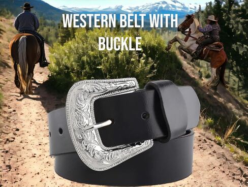 F&L CLASSIC mens Western full grain Leather belt Strap w/Snaps for Interchangeable Buckles, USA, in Saudi Arabia