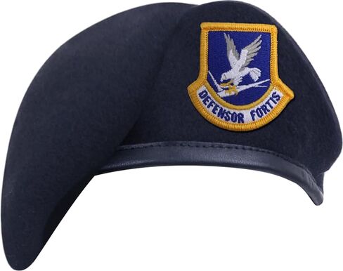 Rothco Inspection Ready Beret With USAF Flash - Midnight Navy Blue in Saudi Arabia
