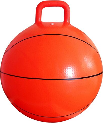 كرة AppleRound Space Hopper مع مضخة على شكل كرة قدم، قطر 18 بوصة / 45 سم للأعمار من 3 إلى 6 سنوات، كرة هوب، حارس الكنغر، هوبيتي هوب in Kuwait