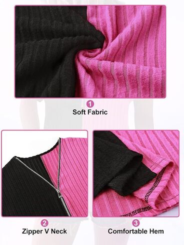 Koscacy Womens Tops Short Sleeve Zipper Tshirts Blouses Ladies Knit Solid Casual Spring Summer Tunic S-XXL in Kuwait
