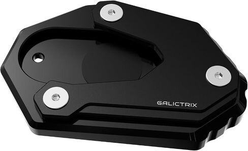 Compatible with SUZUKI GSX S750 S1000GT S1000/F V-STROM 800DE 1000DE VSTROM 1000/XT 1050XT GSX-8S Motorcycle Kickstand Pad Side Stand Extension (Black) in Saudi Arabia