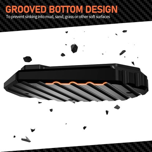 Compatible with SUZUKI GSX S750 S1000GT S1000/F V-STROM 800DE 1000DE VSTROM 1000/XT 1050XT GSX-8S Motorcycle Kickstand Pad Side Stand Extension (Black) in Saudi Arabia