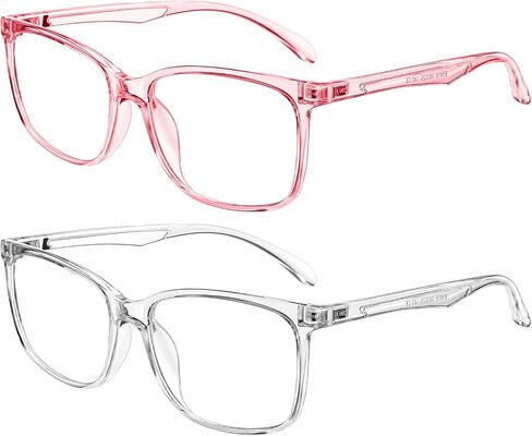 3 Pack Blue-Light-Blocking Glasses - Men/Women Computer Reading Gaming TV Phones Glasses Blue Light Blocker (Black) in Saudi Arabia