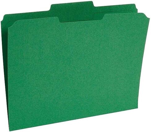 Staples 508929 Colored File Folders W/Reinforced Tabs Letter 3 Tab Orange 100/Bx in Saudi Arabia