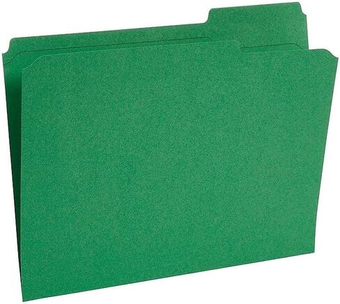 Staples 508929 Colored File Folders W/Reinforced Tabs Letter 3 Tab Orange 100/Bx in Saudi Arabia