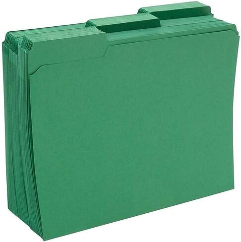 Staples 508929 Colored File Folders W/Reinforced Tabs Letter 3 Tab Orange 100/Bx in Saudi Arabia