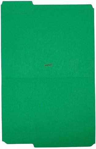 Staples 508929 Colored File Folders W/Reinforced Tabs Letter 3 Tab Orange 100/Bx in Saudi Arabia