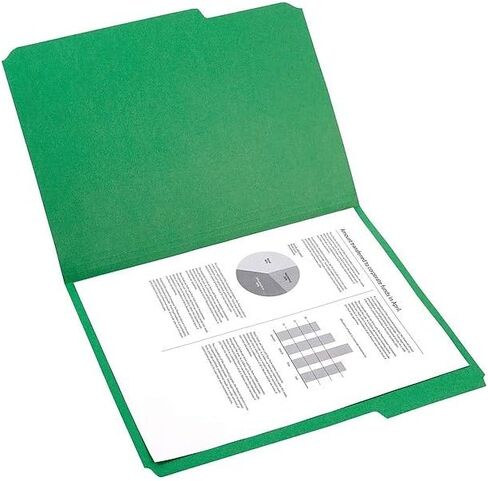 Staples 508929 Colored File Folders W/Reinforced Tabs Letter 3 Tab Orange 100/Bx in Saudi Arabia