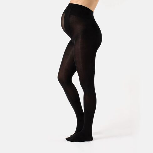 CALZITALY - Opaque Maternity Pantyhose - Pregnancy Tights for Women - 100 DEN Italian Hosiery (M, Navy) in Saudi Arabia