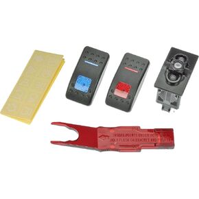 Dorman 84944 Electrical Switch - Rocker - Plastic On Off Clear Glow 20 Amp Universal Fit