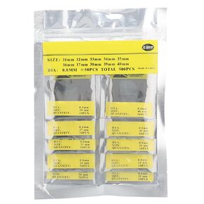 500PCS Watch Gasket, O Ring Watch Gasket Rubber Seal, Round Watch Gaskets, Different Sizes for Watch Repair (0.8 mm)