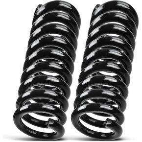 A-Premium 2Pcs Front Suspension Coil Springs Set Compatible with Chevrolet Express 1500 2500 & GMC Savana 1500 2500 2003-2006, Driver and Passenger Side, Replace# 15120841, 15120844