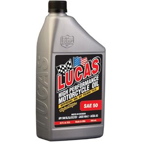 Lucas Oil 10712 SAE 50 Motorcycle Oil - 1 Quart
