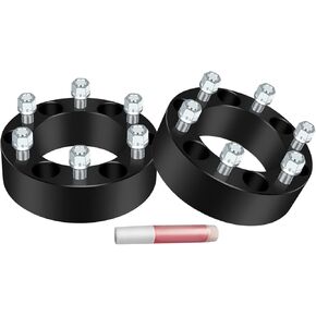 6x5.5 Wheel Spacers 6 Lug for C-h-e-v-y Silverado 1500, 2" 6x139.7 Wheel Spacers 14x1.5 Studs 108mm Fit for Sierra 1500 Express 1500 Tahoe Yukon Avalanche