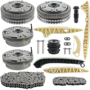 MOTOALL New 2720501547 Timing Chain Kit Camshaft VVT Gear Exhaust Intake for Mercedes Benz ML350 M272 2720500003