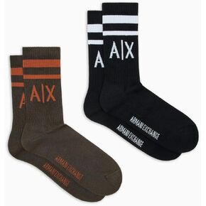 Armani Exchange Men Men Socks 2 Pack