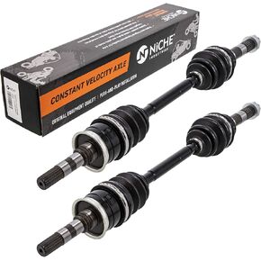 NICHE Front CV Axle Drive Shaft for Kawasaki Mule 2510 3010 4010 59266-0034 39158-1102 2 Pack