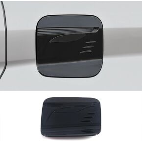 Car Accessories Fit For Toyota Sienna 2021 2022 2023 2024 2025 Exterior Gas Fuel Tank Cover Trims (Glossy Black) ABS 1 PC