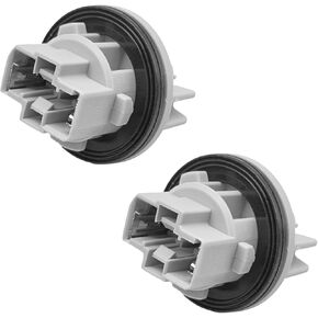 2pcs 7440 حامل إشارة الإشارة الأمامية ، انعطاف الإشارة ، مقبس محول ضوء Blinker متوافق مع 2016-2019 Civic ، 2011-2017 Odyssey ، 2007-2013 MDX ، 2005-2006 RSX إلخ