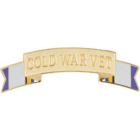 MEDALS OF AMERICA EST. 1976 Cold War Veteran Service Rocker Pin