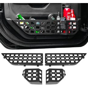 Maiker Off Road Front Organizer Door Sorage Box Side Door Side Organizer لجيب Wrangler JL JLU 4XE 2018-2025 & GALDIATR JT 2020-2025 الملحقات