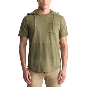 Buffalo David Bitton Men's Short Sleeve French Terry Hoodie