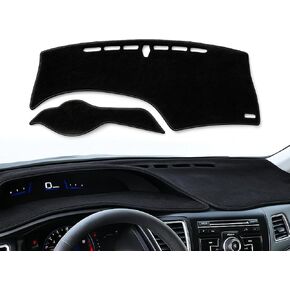 Dashboard Cover fit for Honda Civic 2012 2013 2014 2015 Dash Cover Nonslip Dash Mat Pad Protector Interior Accessories