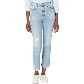AG Adriano Goldschmied Women's Saige High Rise Straight Crop Jean