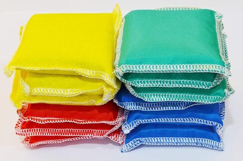 GSI Mini Toy Bean Bags | Used for Physical Education, Outdoor & Hand toss Games, Fun Activities Equipment for Kids | Made of Premium Cotton Fabric with Superior overlock Stitching | Pack of 12 in Kuwait
