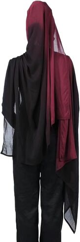Special Ombre Modal Cotton Hijab Scarf for Women, Graceful Gradient Muslim Head Scarfs in Kuwait