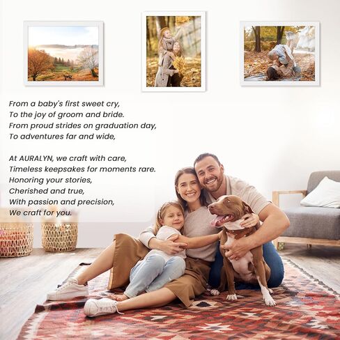 إطارات الجدار 11x14 مجموعة إطار صورة من 3-يناسب 8x10 مع حصيرة أو 11x14 بدون حصيرة-حبة خشبية ، سهلة التعليق ، صديقة للإصبع ، تشمل مجموعة معلقة (إطارات بيضاء ، 3 عبوات) in Saudi Arabia