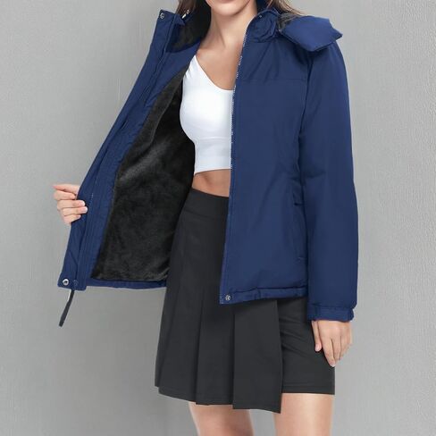 CAMEL CROWN Womens Ski Jacket Waterproof Winter Coat Hiking Mountain Windbreaker Thicken Cotton Warm Snow Parka Jacket in Saudi Arabia