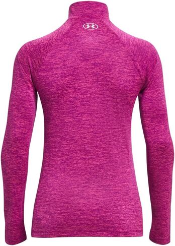 Under Armour Women's Standard Tech Twist ½ Zip Long-Sleeve Pullover, (573) Mystic Magenta/Rebel Pink/Metallic Silver, X-Small in Saudi Arabia