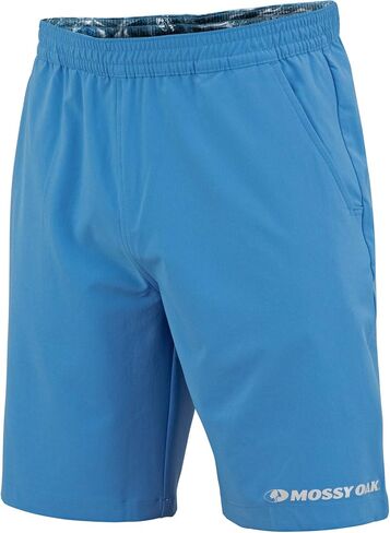 Mossy Oak Men's Standard Lounge Comfy Gym Shorts with Pockets, Navy, Large in Saudi Arabia