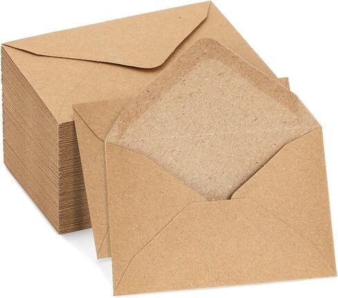 100 Pack Bulk Mini Envelopes for Gift & Small Business Note Cards (White, 4.3 x 3 in) in Saudi Arabia